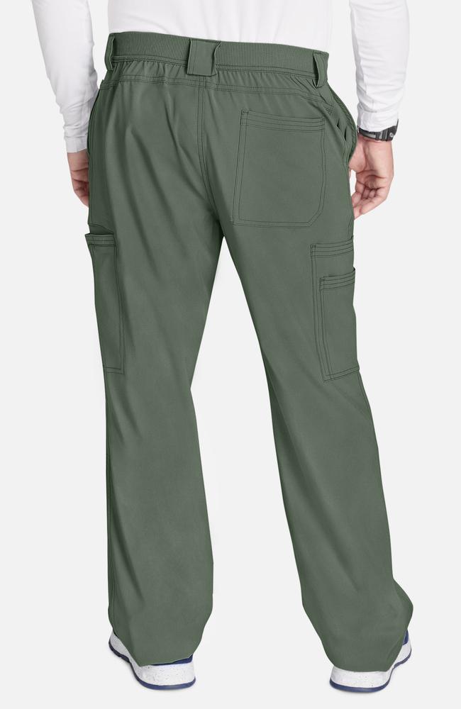 طقم سكراب كامل ماركة شروكي - إنفينيتي/ Cherokee Infinity - Men's V-Neck Solid Scrub Top / Men's Zip Fly Cargo Scrub Pant