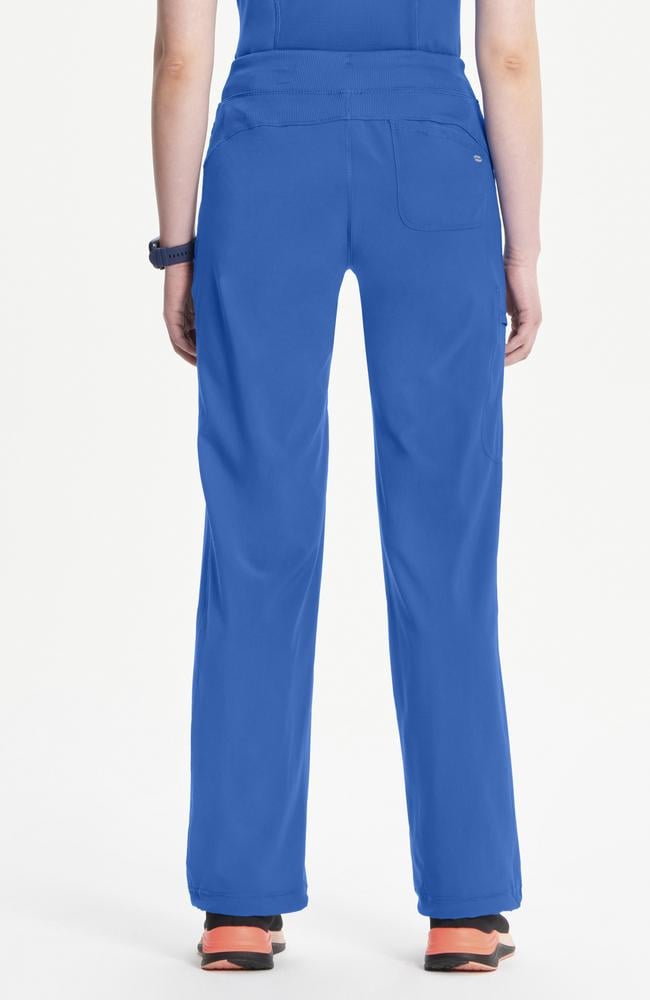 طقم سكراب كامل ماركة شروكي - إنفينيتي  / Cherokee - Infinity Women's Mock Wrap Solid Scrub Top / Infinity Women's Rib Knit Drawstring Waist Scrub Pant
