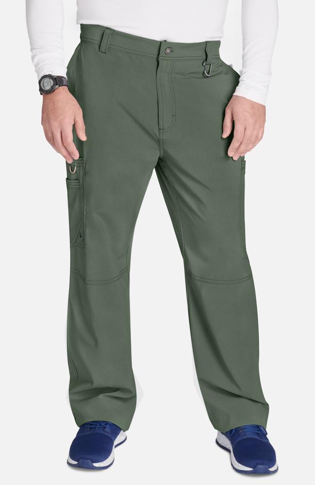 طقم سكراب كامل ماركة شروكي - إنفينيتي/ Cherokee Infinity - Men's V-Neck Solid Scrub Top / Men's Zip Fly Cargo Scrub Pant