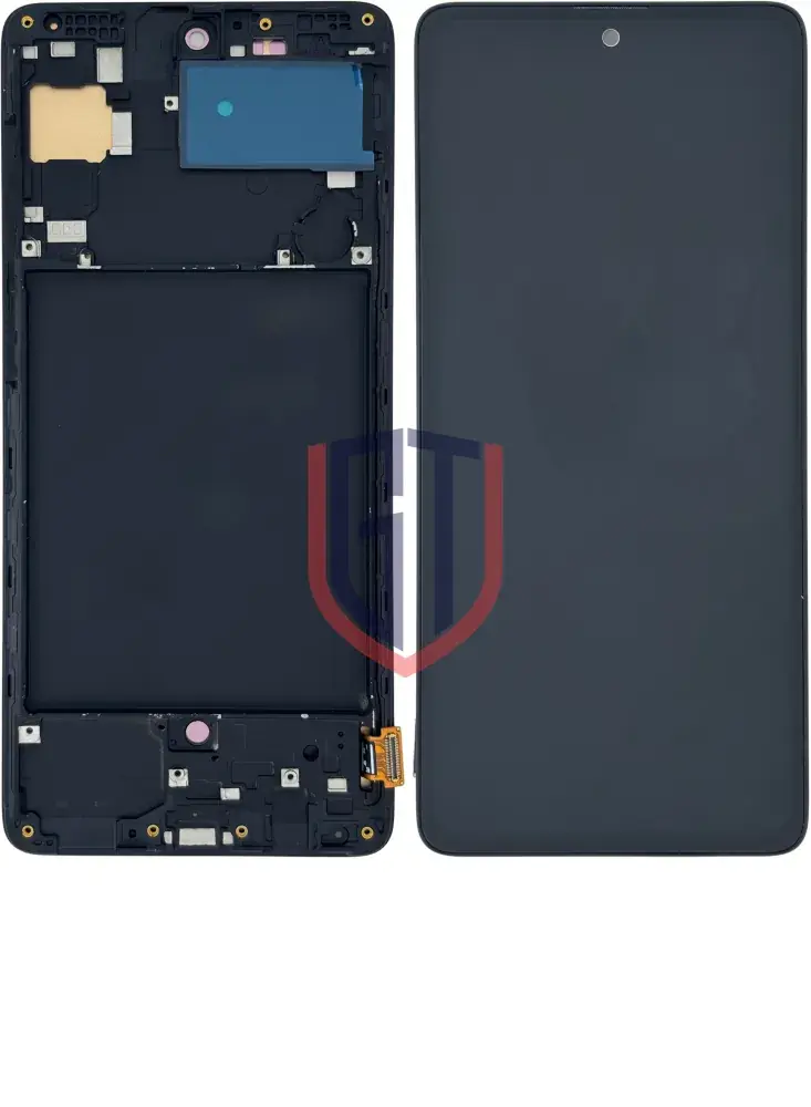 شاشة LCD بديلة عالية الجودة مع إطار لهاتف Samsung Galaxy A71 A715