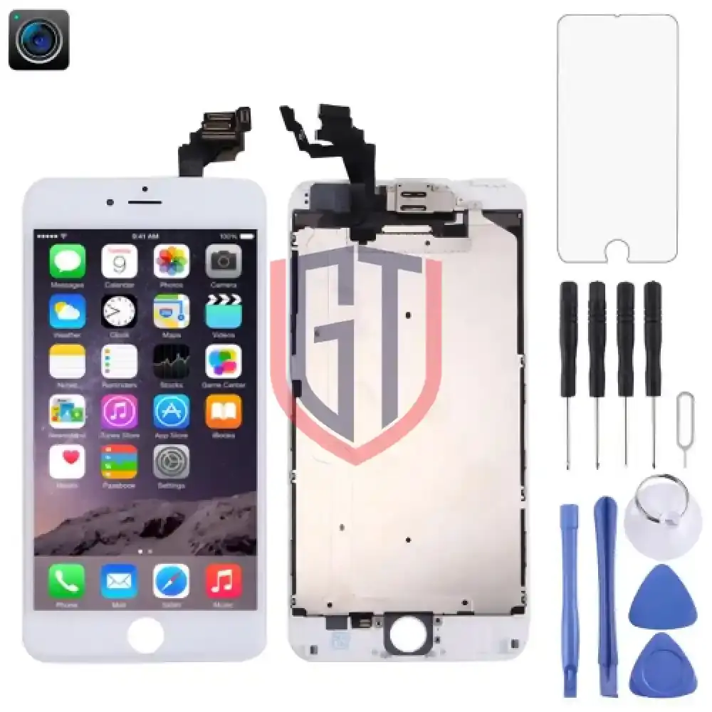 شاشة LCD بتقنية TFT كاملة مع محول رقمي  وكاميرا أمامية  لهاتف ايفون 6 بلس