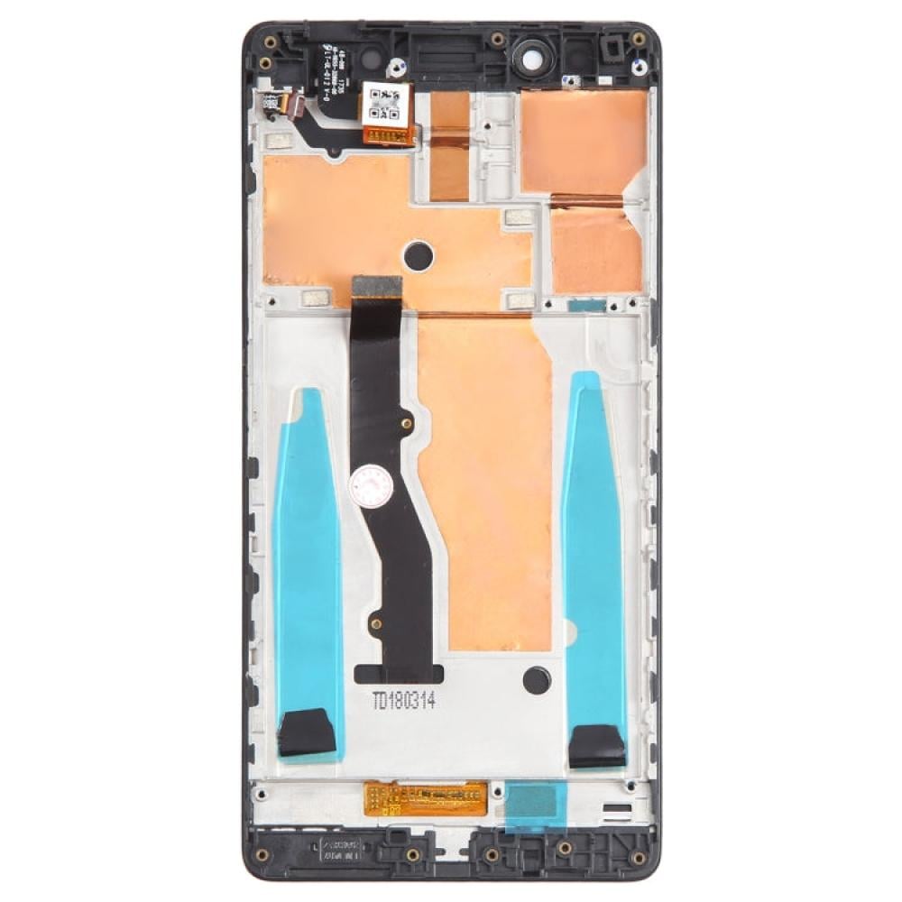 شاشة LCD OEM لجهاز Lenovo K8 Note XT1902-3 مجموعة كاملة مع إطار (أسود)