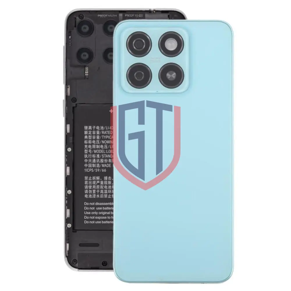 غطاء خلفي للبطارية مع إطار وسطي / غطاء عدسة الكاميرا لهاتف ZTE Blade A55 Z2450