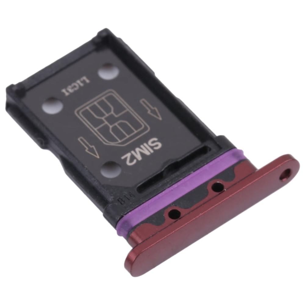 For OPPO Realme X50 Pro 5G RMX2075, RMX2071, RMX2076 SIM Card Tray + SIM Card Tray (Red)