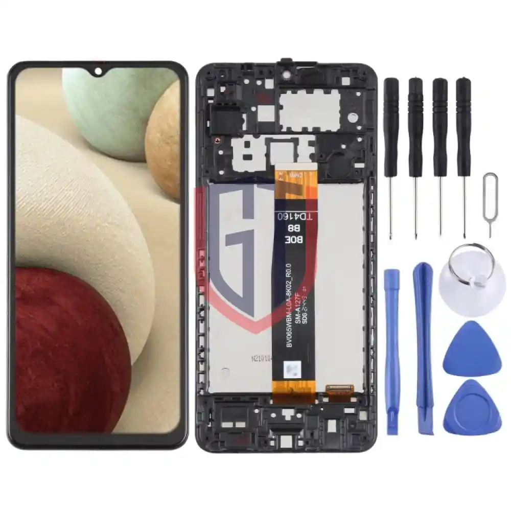 Original LCD Screen For Samsung Galaxy A12 Nacho SMA127F with Frame