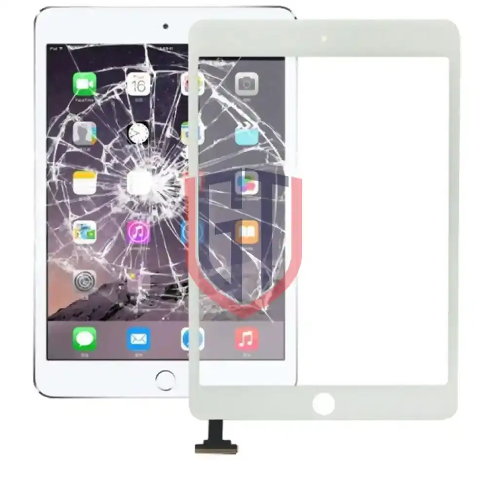 لوحة اللمس لجهاز iPad mini 3 (أبيض)