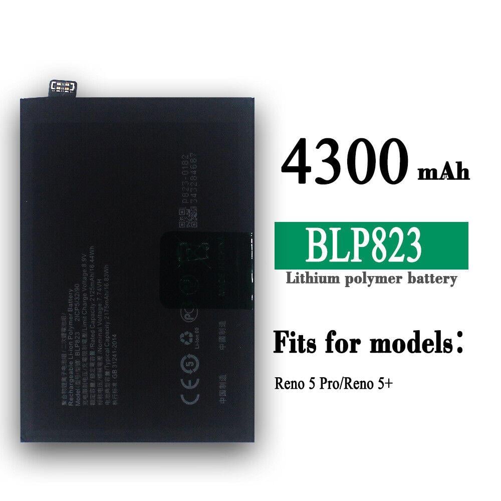 BLP823 Reno5+ Mobile Phone Battery for OPPO Reno 5 Pro 5G PDSM00 PDST00 CPH2201