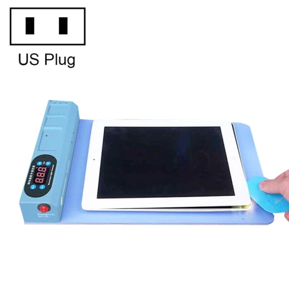 SUNSHINE S-918E شاشة LCD لإزالة الكنز لإصلاح الهاتف المحمول وسادة تسخين ، قابس أمريكي