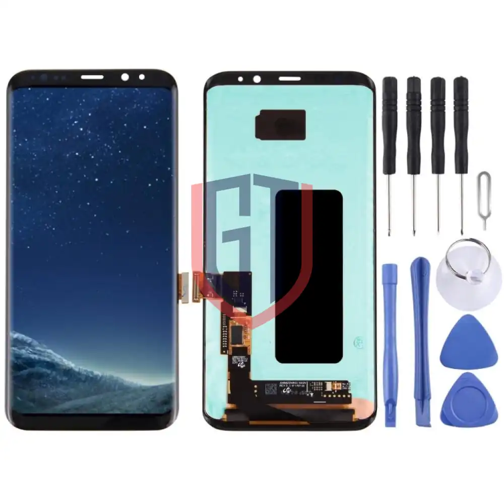 Original LCD Display  Touch Panel for Samsung Galaxy S8 Plus  G955  G955F  G955FD  G955U  G955A  G955P  G955T  G955V  G955R4  G955W  G9550 Black