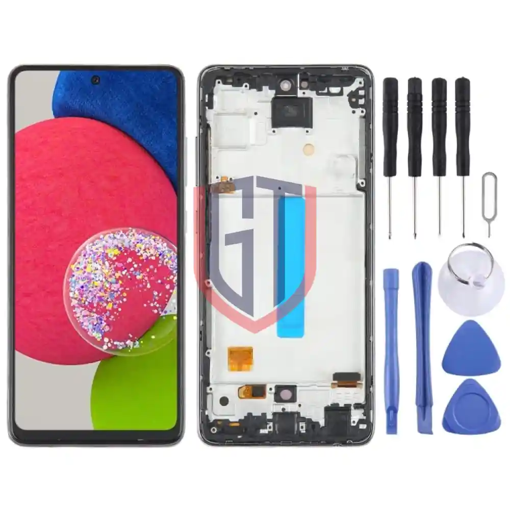 For Samsung Galaxy A52s 5G SMA528 OLED LCD Screen with Frame