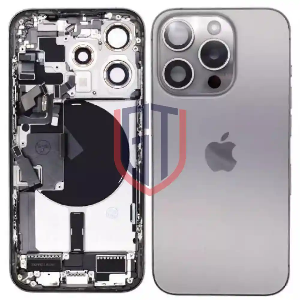iphone 15 pro max natural titanium Body جرم آيفون 15 برو ماكس تيتانيوم طبيعي أصلي