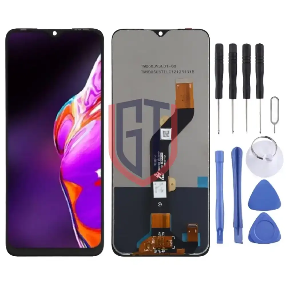 شاشة LCD ومحول رقمي كامل التجميع ل Infinix Hot 10s / Hot 10s NFC