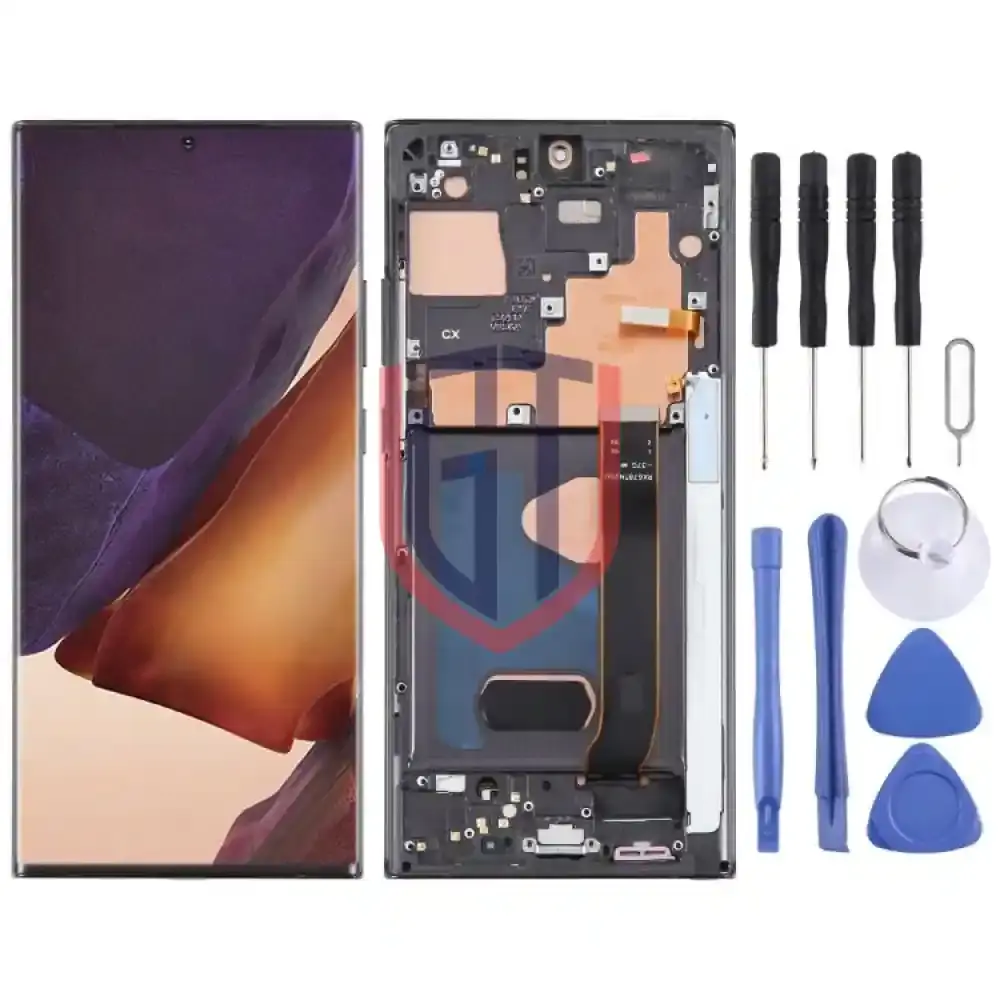 For Samsung GALAXY NOTE 20 Ultra 5G SMN986B 6 78 inch OLED LCD Screen with Frame