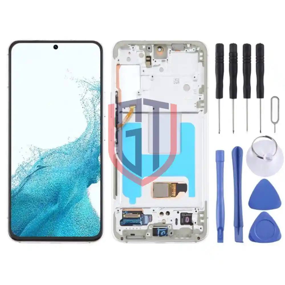 For Samsung Galaxy S22 5G SMS901B Original LCD Screen with Frame