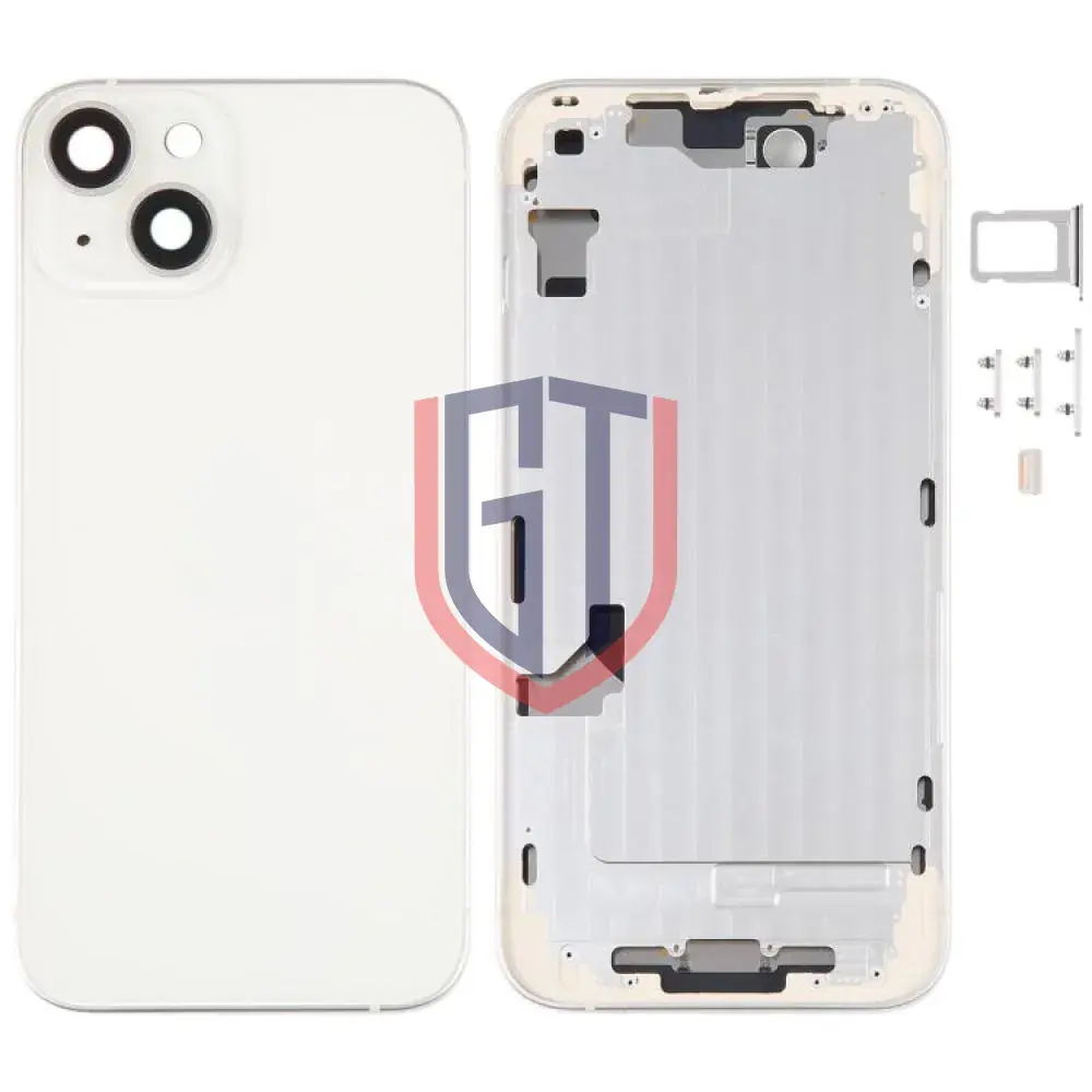 لبطارية iPhone 14 غطاء خلفي مع إطار متوسط / مفاتيح جانبية