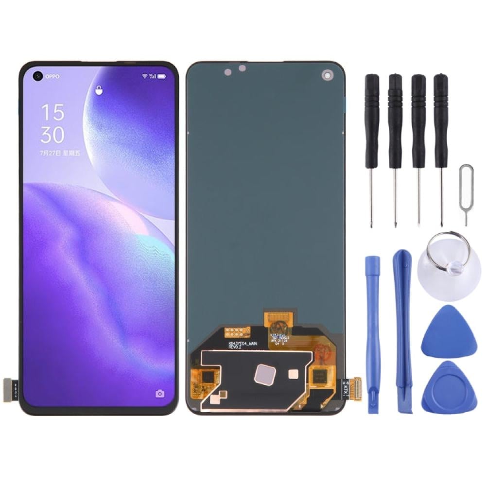 OLED LCD Screen For OPPO Reno 5 4G / Reno 5 5G / Reno 5K 5G / Reno 6 4G / Reno 6 5G / Reno 7 4G / K9 Pro / Find X3 Lite / Realme Q3 Pro / Realme Q3 Pro Carnival / Realme GT Neo Flash / Realme X7 Max 5G with Digitizer Full Assembly