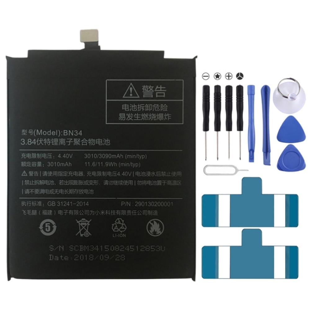 BN34 3010mAh for Xiaomi Redmi 5A Li-Polymer Battery Leading
