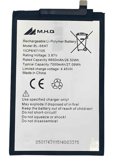 BL-68AT Battery for Infinix POVA (LE7) ITEL P40 PLUS (BL-68AT