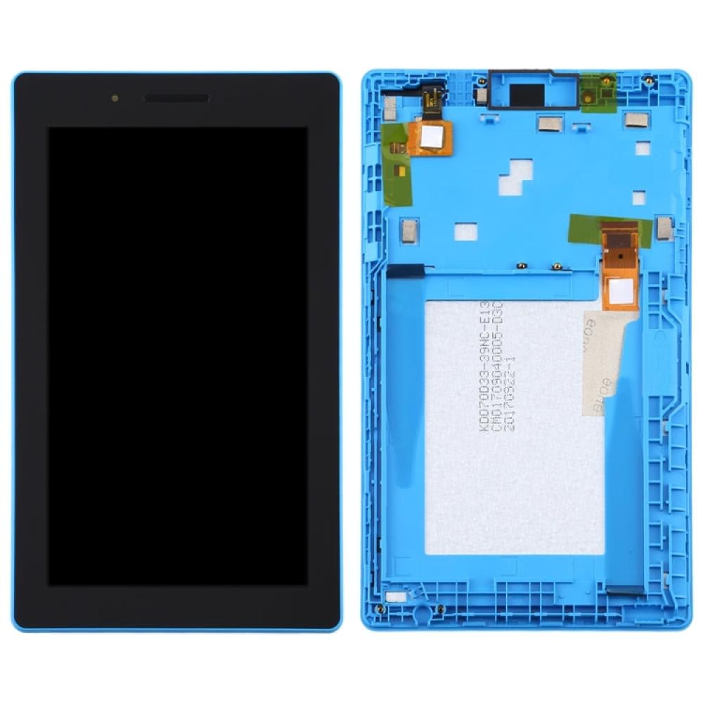 شاشة LCD OEM لجهاز Lenovo Tab 3 7 بوصات / TB3-710 / TB3-710F / TB3-710L محول رقمي كامل مع إطار (أزرق)