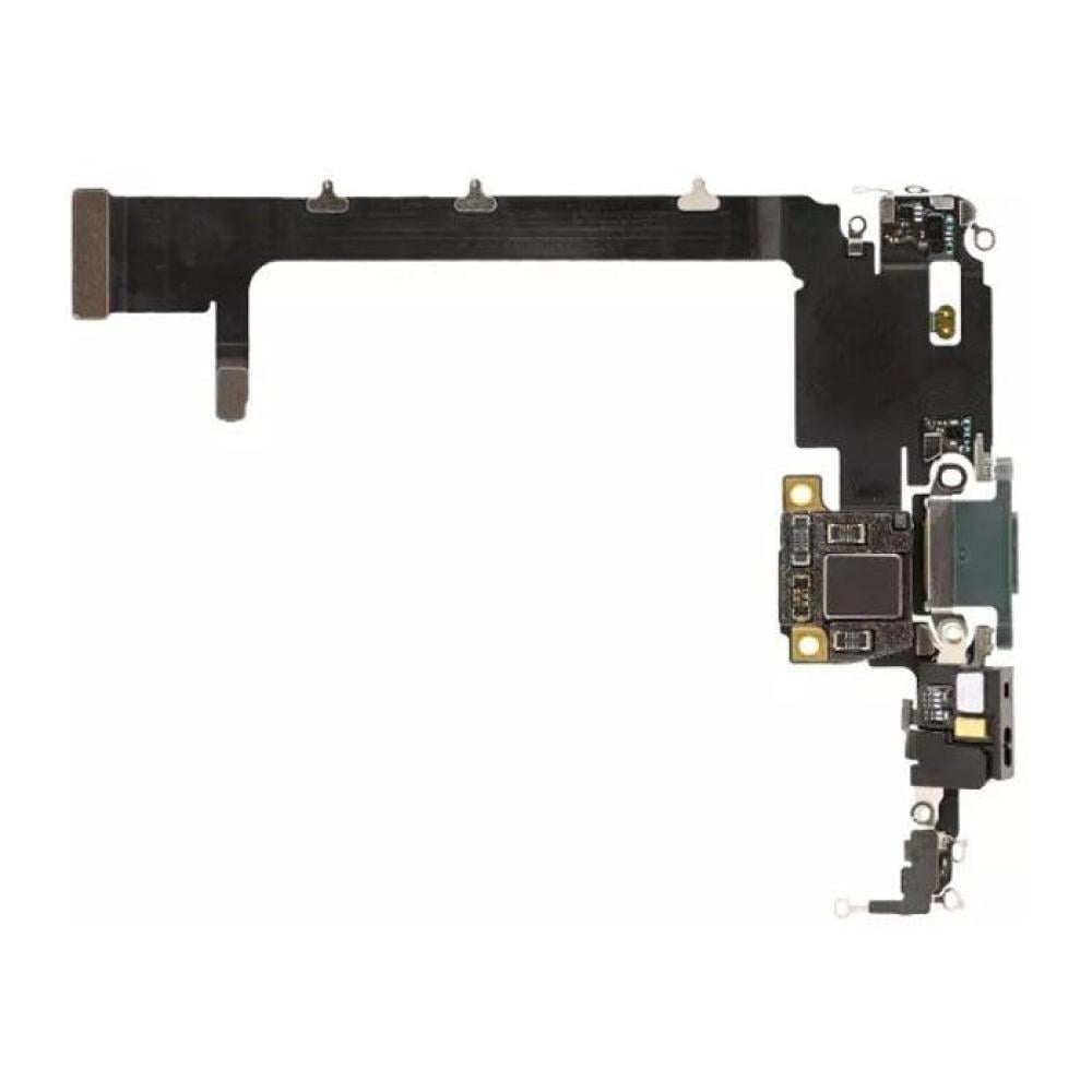 كابل مرن لمنفذ الشحن لجهاز iPhone 11 Pro Max (أخضر)