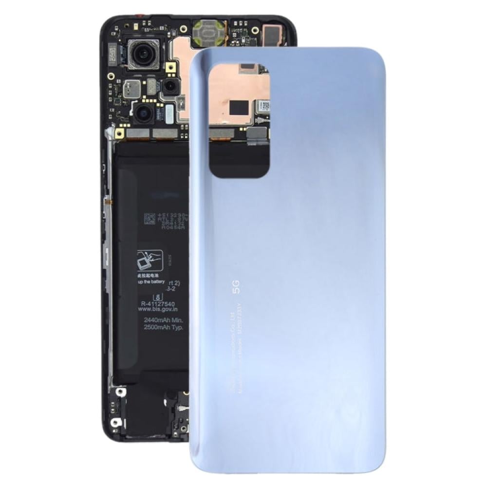Glass Battery Back Cover for Xiaomi Mi 10T Mi 10T Pro(Silver