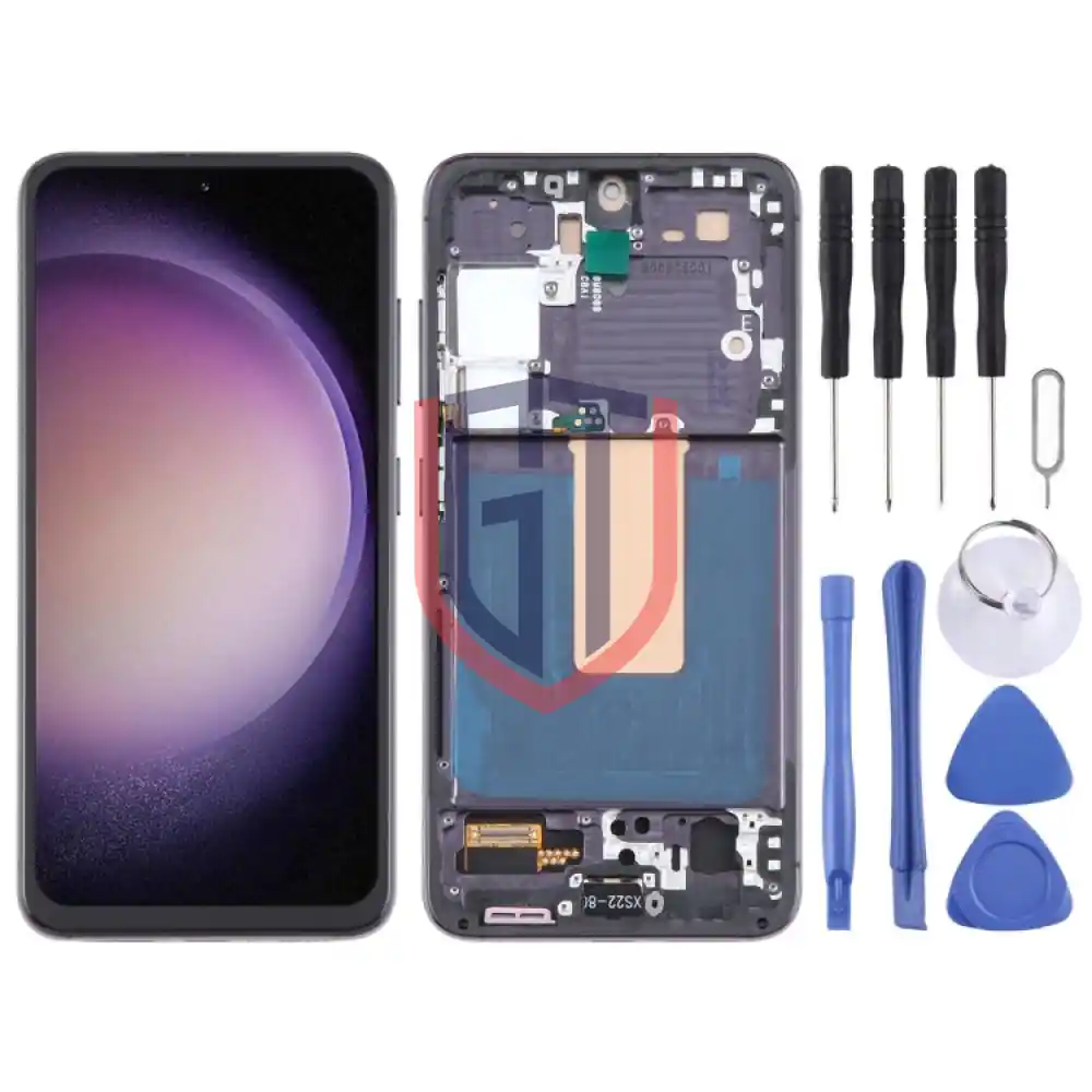 For Samsung Galaxy S23 SMS911B EU Version TFT LCD Screen with Frame Not Supporting Fingerprint Identification