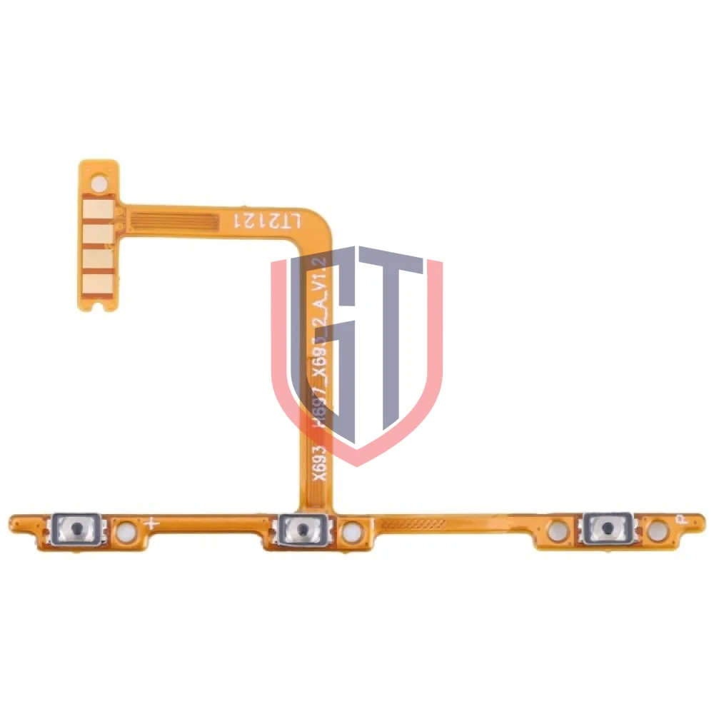 For Infinix Note 10 X693 Power Button   Volume Button Flex Cable