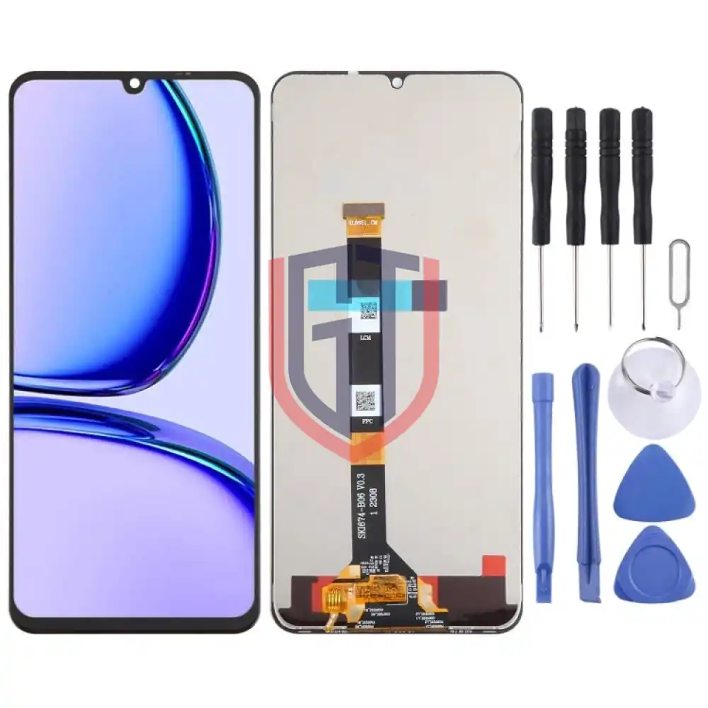 شاشة LCD لهاتف Realme C53 مع محول رقمي كامل التجميع
