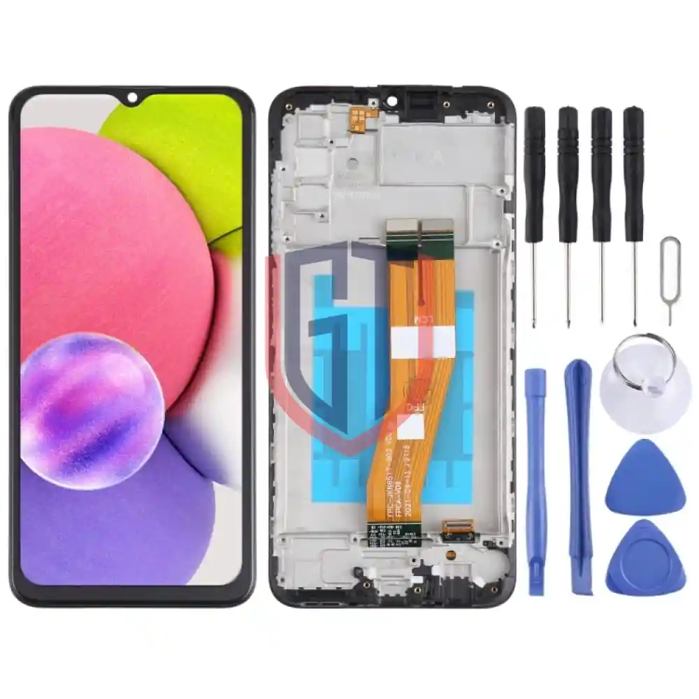 Original LCD Screen and with Frame for Samsung Galaxy A03s SMA037F