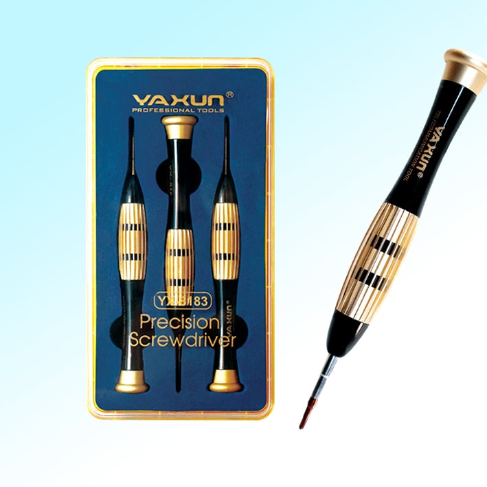 أداة صيانة YAXUN YX-8183 طقم مفكات دقيق 3 في 1