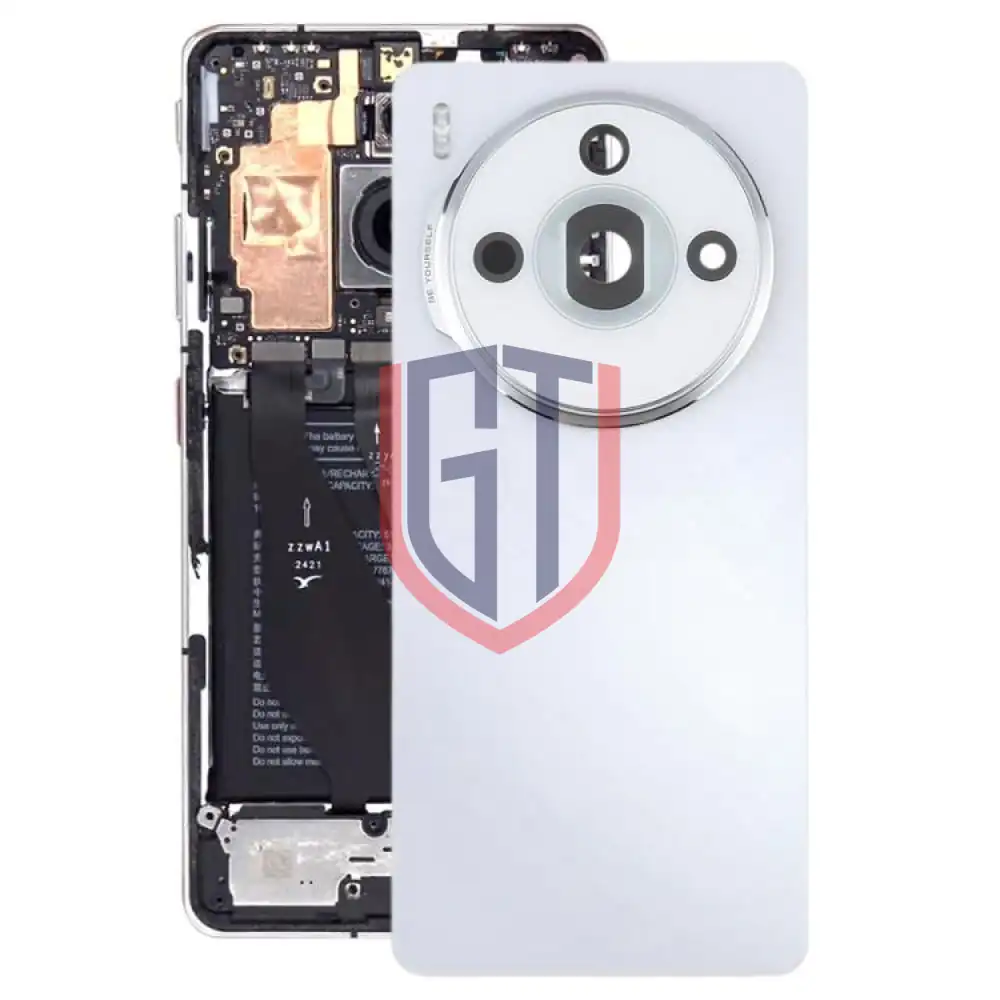 غطاء خلفي للبطارية من الزجاج الأصلي المفكك لهاتف ZTE nubia Z60S Pro مع غطاء عدسة الكاميرا