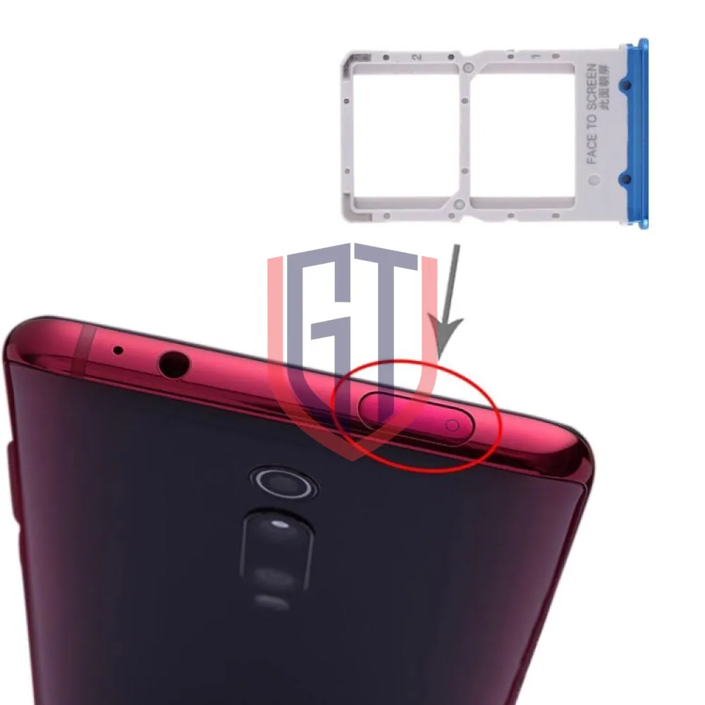 SIM Card Tray for Xiaomi Redmi K20 K20 Pro Mi 9T Mi 9T Pro