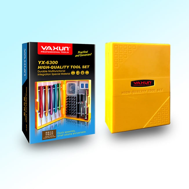 أداة صيانة YAXUN YX-6300 طقم مفكات