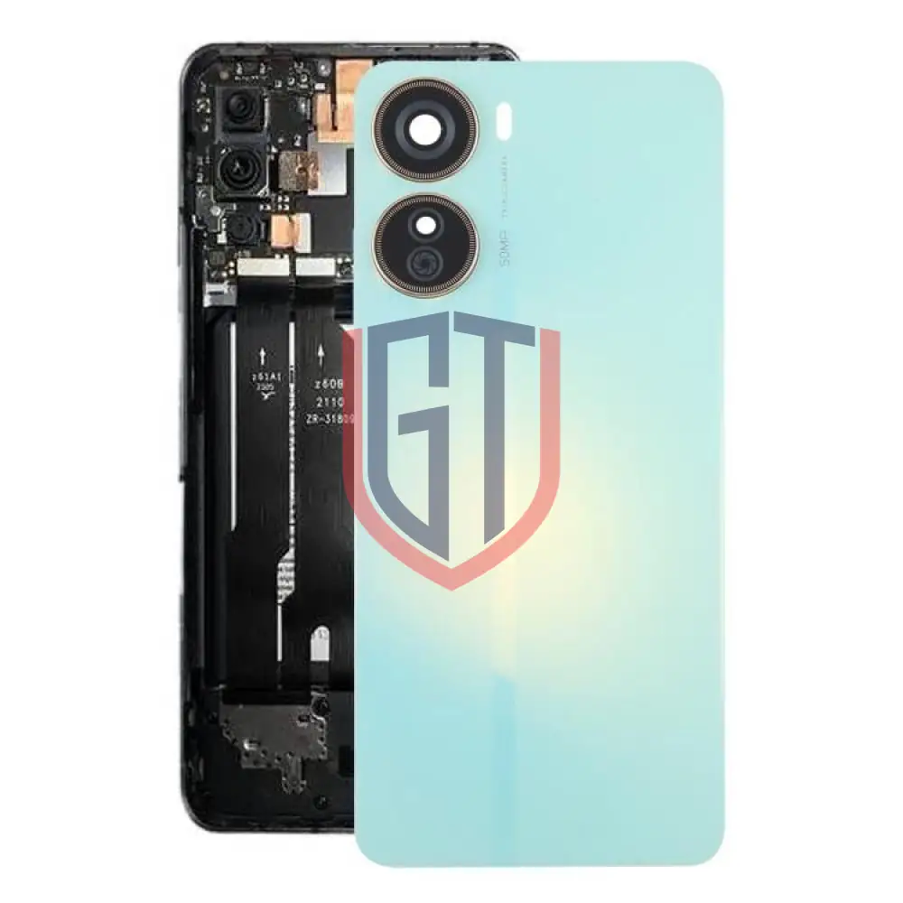 ZTE Axon 40 Lite Plastic Battery Back Cover with Camera Lens Cover