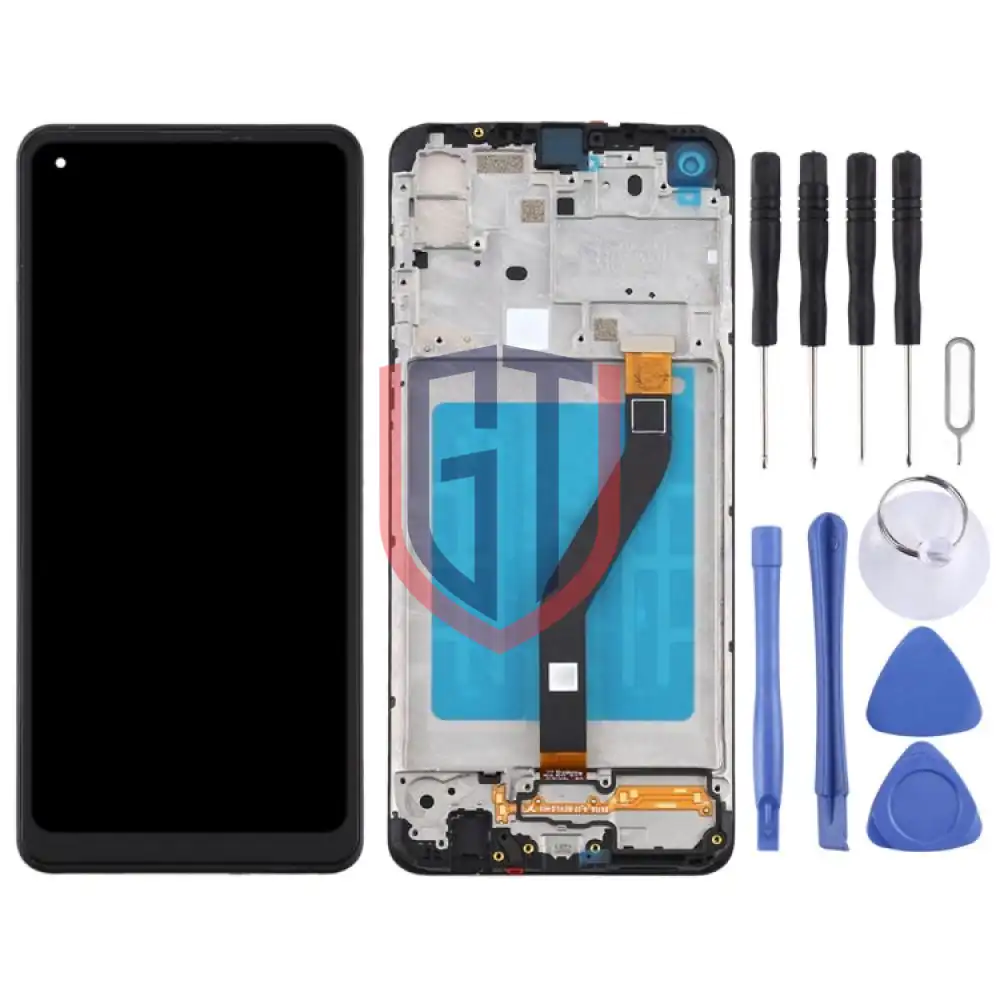 LCD Screen for Samsung Galaxy A21  SMA215 with Frame Black