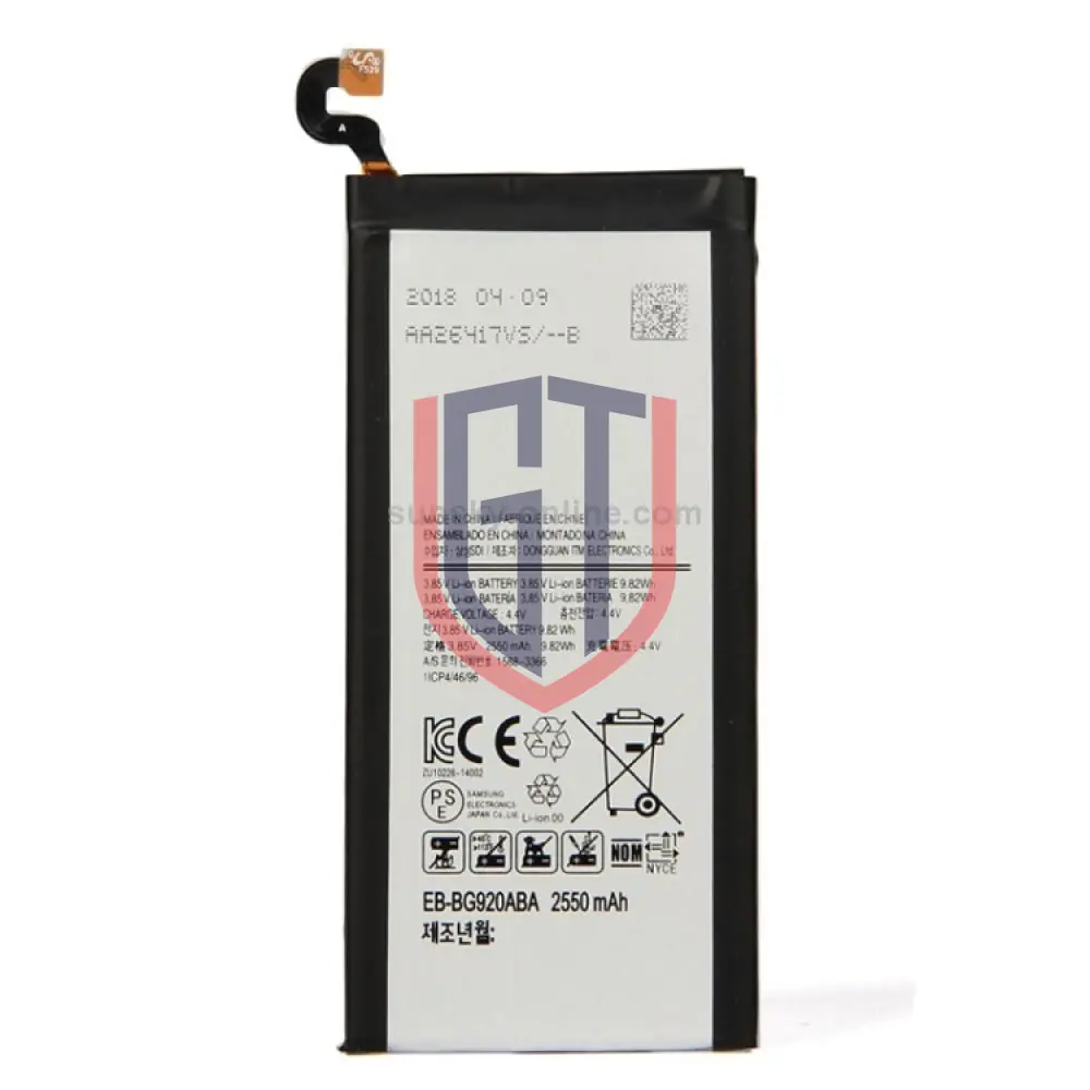 2550mAh LiPolymer Battery for Samsung Galaxy S6  G9200  G9208  G9209  G920F  G920I  G920  G920A