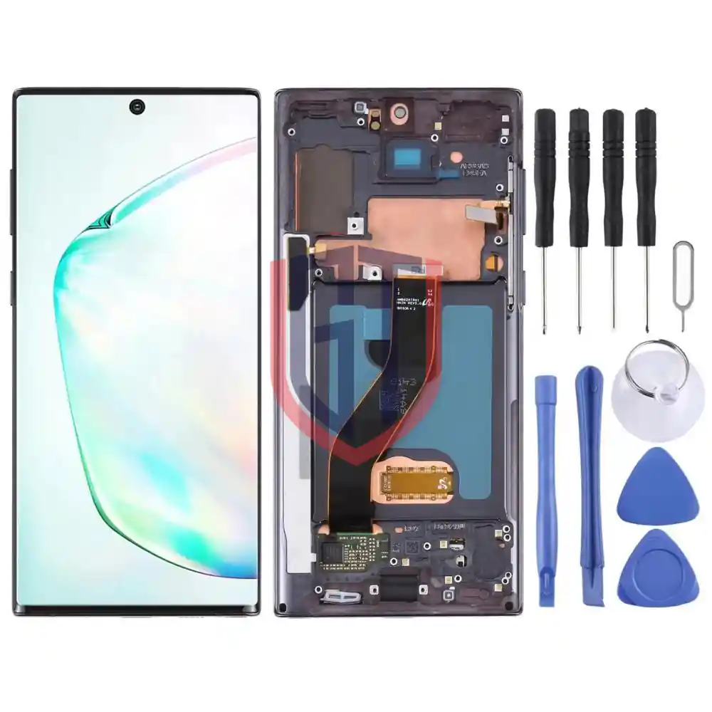 Original LCD Screen for Samsung GALAXY NOTE 10 4G Note10 5G SMN971 N970 With Frame