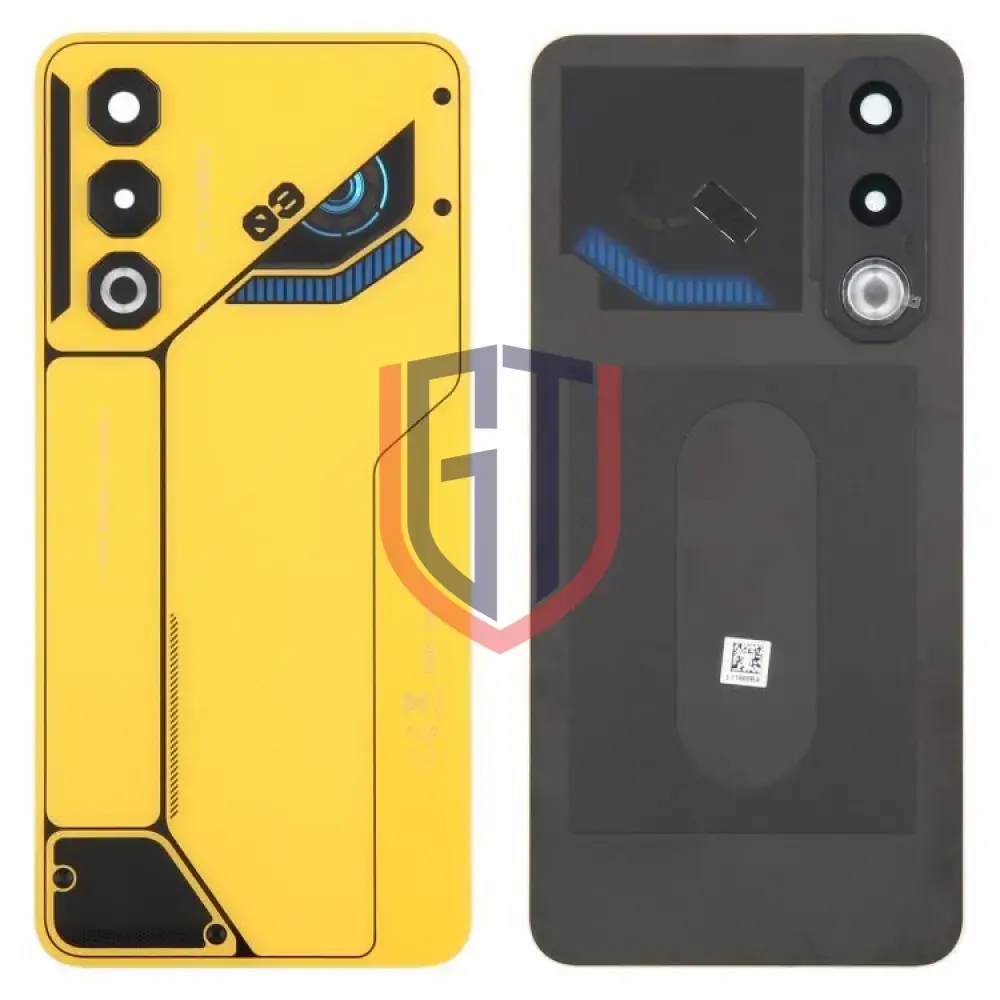 غطاء خلفي زجاجي للبطارية مع غطاء عدسة الكاميرا لهاتف ZTE nubia Neo 3 GT