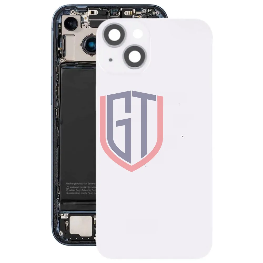 iPhone 14 Glass Battery Back Cover With Flash Bracket  Wireless Charging Module