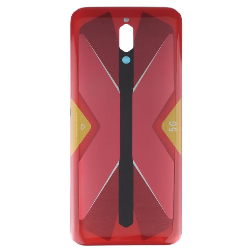 Battery Glass Back Cover for ZTE Nubia Red Magic 5G NX659J(Red