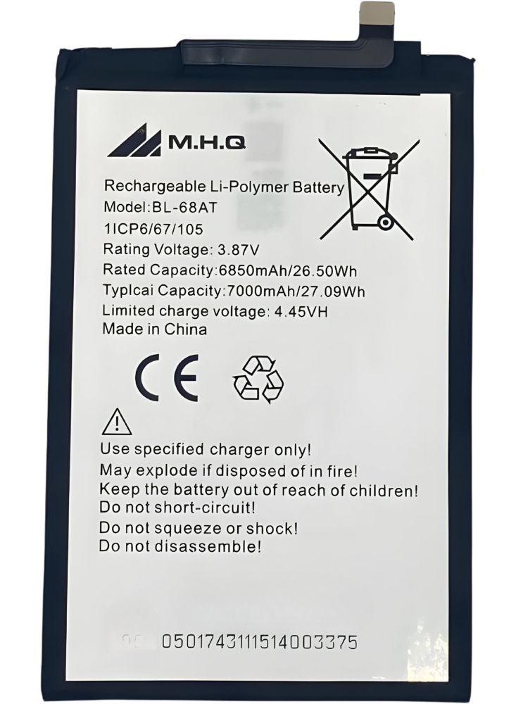 BL-68AT Battery for Infinix POVA (LE7) ITEL P40 PLUS (BL-68AT