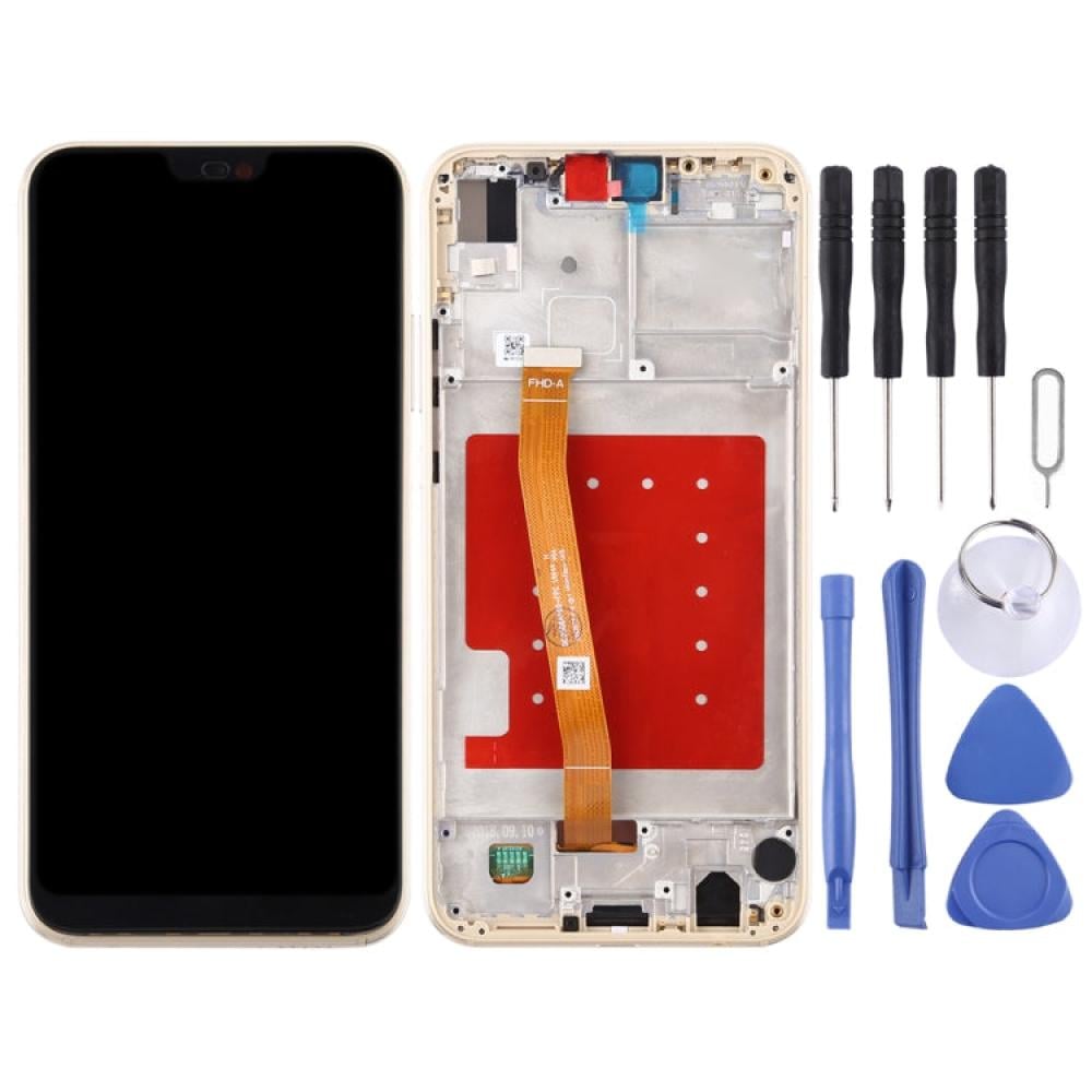 LCD Screen and Digitizer Full Assembly with Frame for Huawei P20