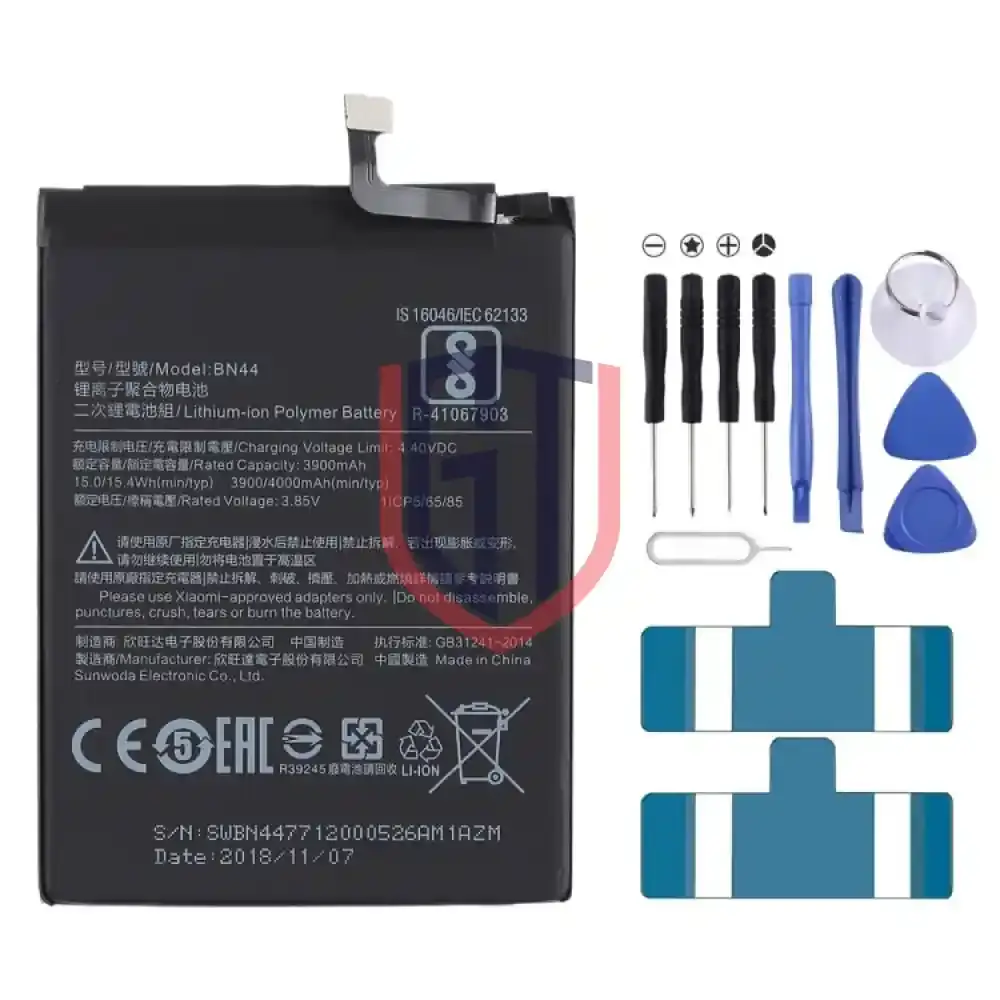 3900mAh BN44 for Xiaomi Redmi 5 Plus Li Polymer Battery