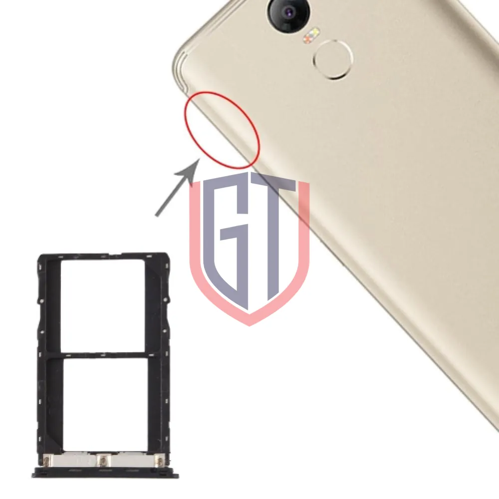 For Tecno pouvoir 2 LA7 pouvoir 2 Pro LA7 Pro SIM Card Tray Black