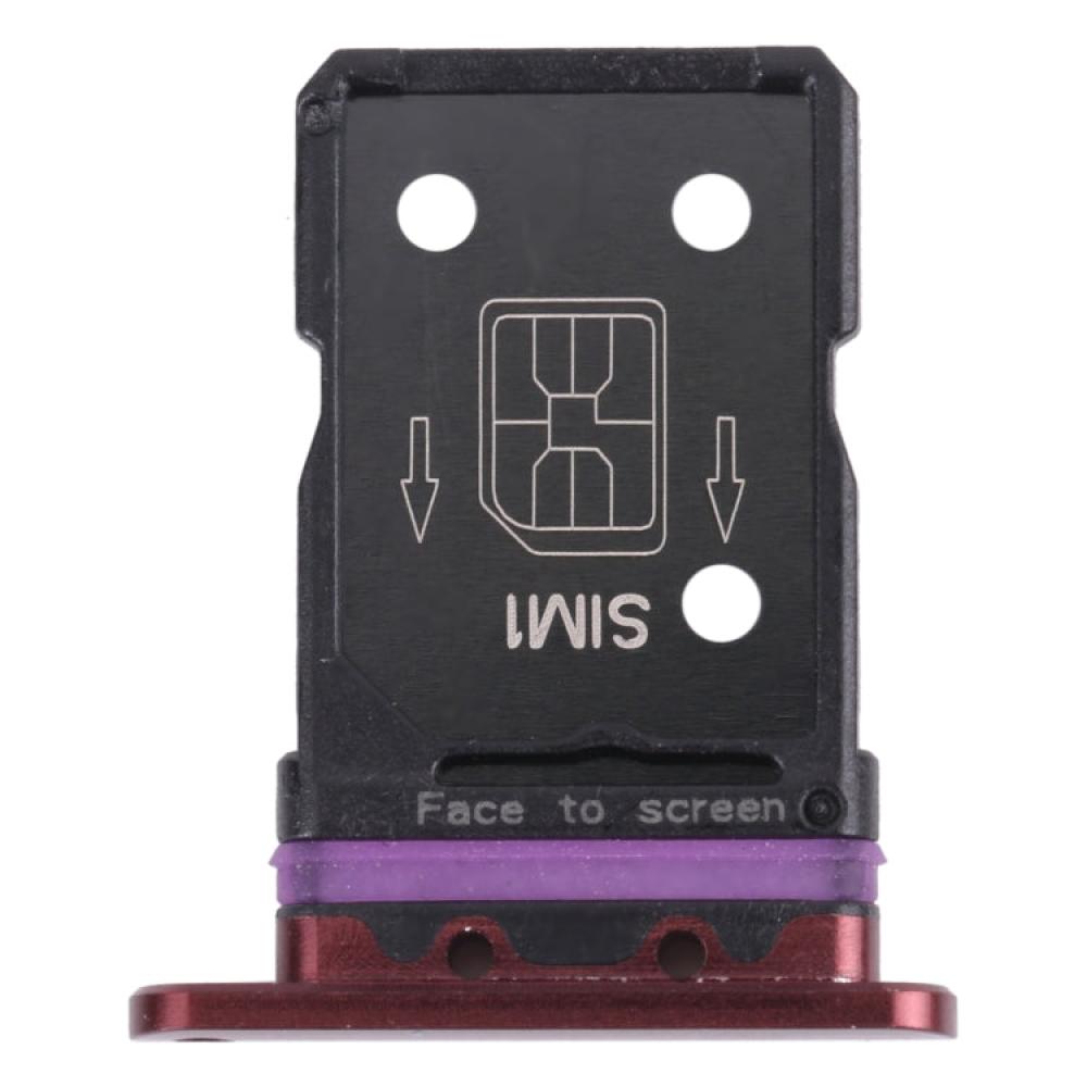 For OPPO Realme X50 Pro 5G RMX2075, RMX2071, RMX2076 SIM Card Tray + SIM Card Tray (Red)