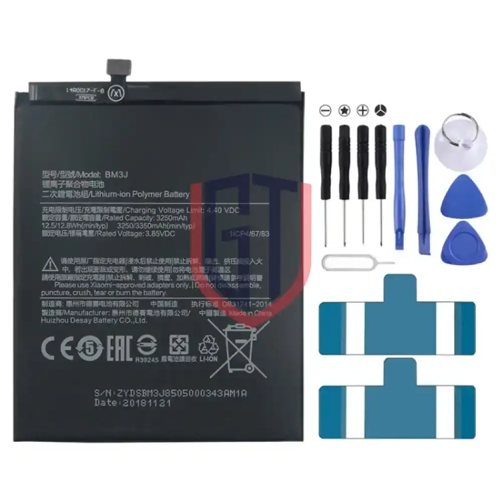 بطارية ليثيوم بوليمر BM3J بسعة 3250 مللي أمبير/ساعة لهاتف Xiaomi Mi 8 Lite