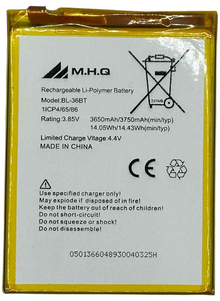 Tecno Camon 11 Pro/Air Plus/Air Plus BL-36BT Battery Leading