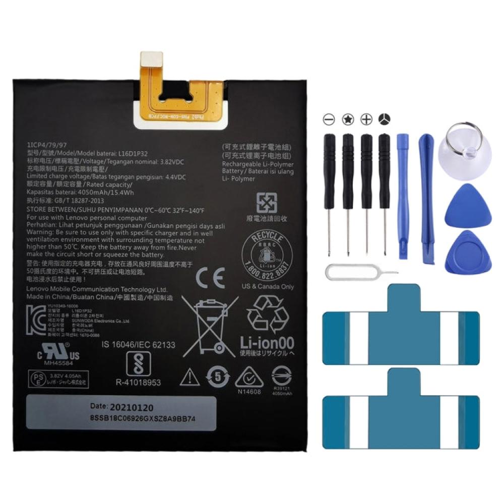 4050mAh L16D1P32 بطارية ليثيوم بوليمر لينوفو فاب 2