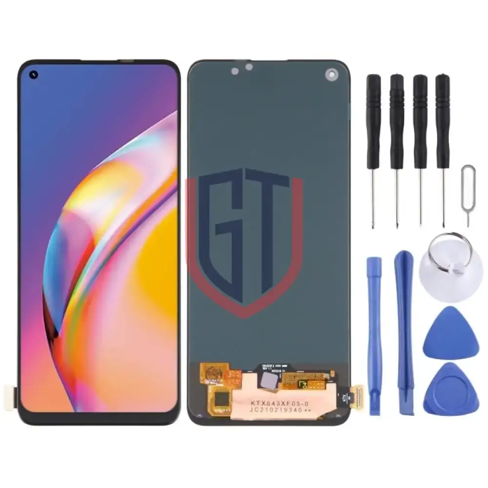 شاشة OLED LCD ل OPPO Reno4 SE / Reno5 Z / Reno6 Z / Reno5 F / F19 Pro 4G / A94 4G / A94 5G / A95 5G / Realme 8 Pro 4G / Realme V15 / Realme X7 / Realme Q2 Pro  التجميع