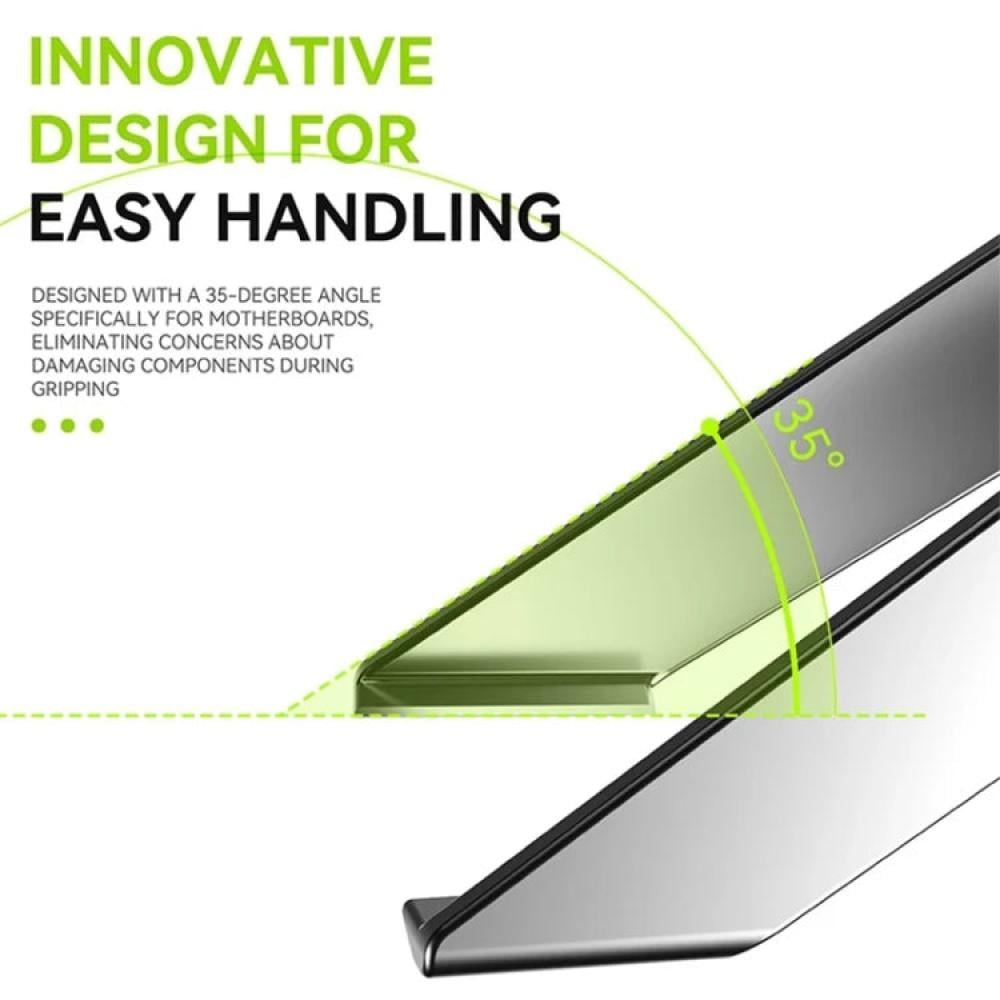 Luowei IS-30 Anti-slip Motherboard Layered Tweezers - Leading